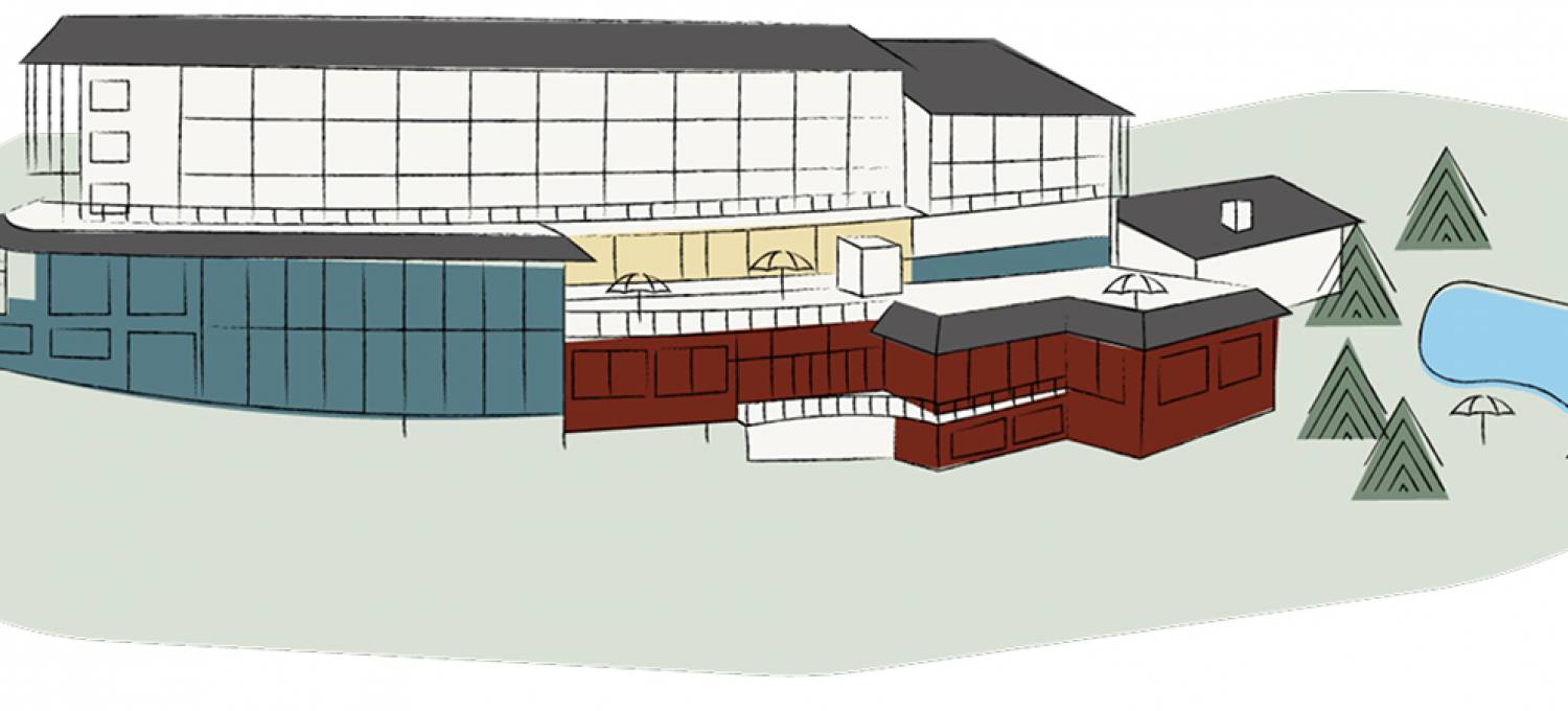 Resort-Grafik vom Hotel Tanneck