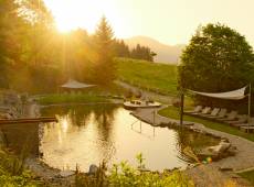 Alpinpark im Abendlicht