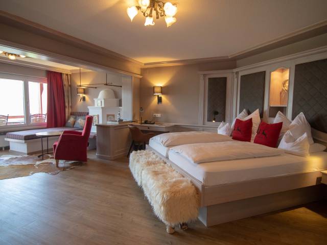 Zimmer Nebelhorn im Hotel Tanneck